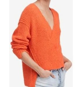 NWT Free People Knotted ChunkySweater